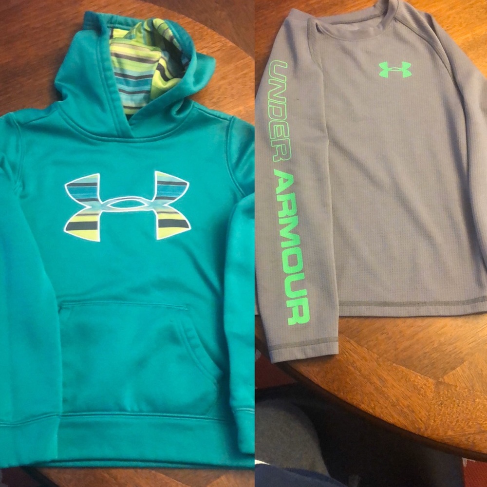 Boys Under Armour shirts